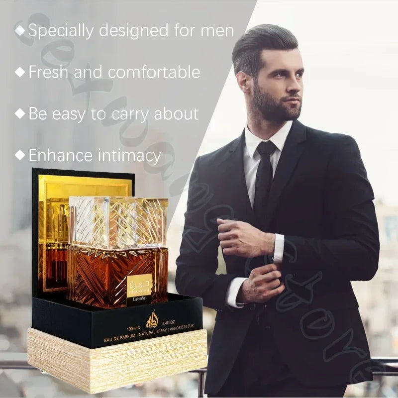 Lattafa Perfumes Khamrah Middle Eastern Arabic Neutral High-end Fragrance Perfume Long-lasting Fragrance Men's Perfume 100ml