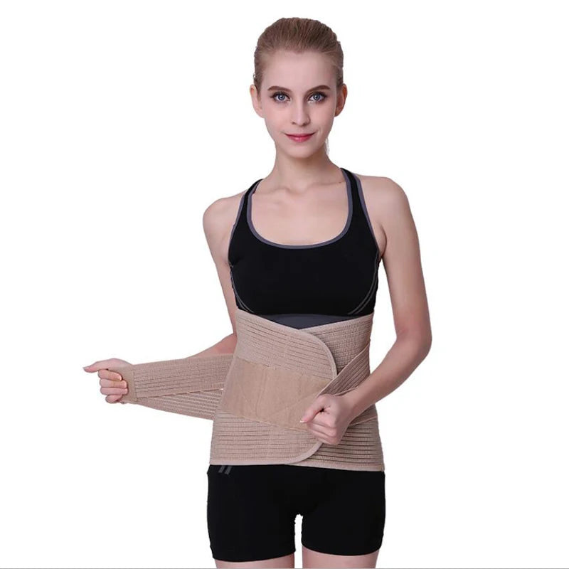 Back Support Belt For Back Pain Lumbar Support Waist Brace Waist Support Corset Trimming Belly Fat and Slim Waist - KIMLUD