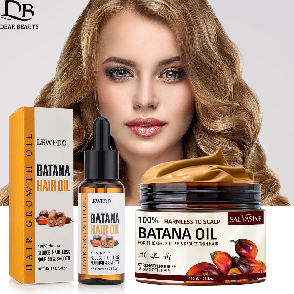 KIMLUD, Anti-Hair Loss Batana Oil Natural Hair Conditioner Repair Damaged Strengthen Roots Anti-Breakage Hair Treatment Essential Oil, KIMLUD Womens Clothes