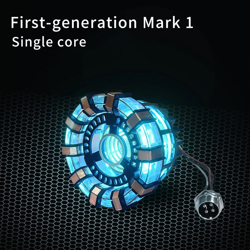 Alloy Reactor Chest Light 1/1 Ark Electromagnetic Core USD The First Avengers Iron Man Mk1 Iron Man Peripheral Model Gift