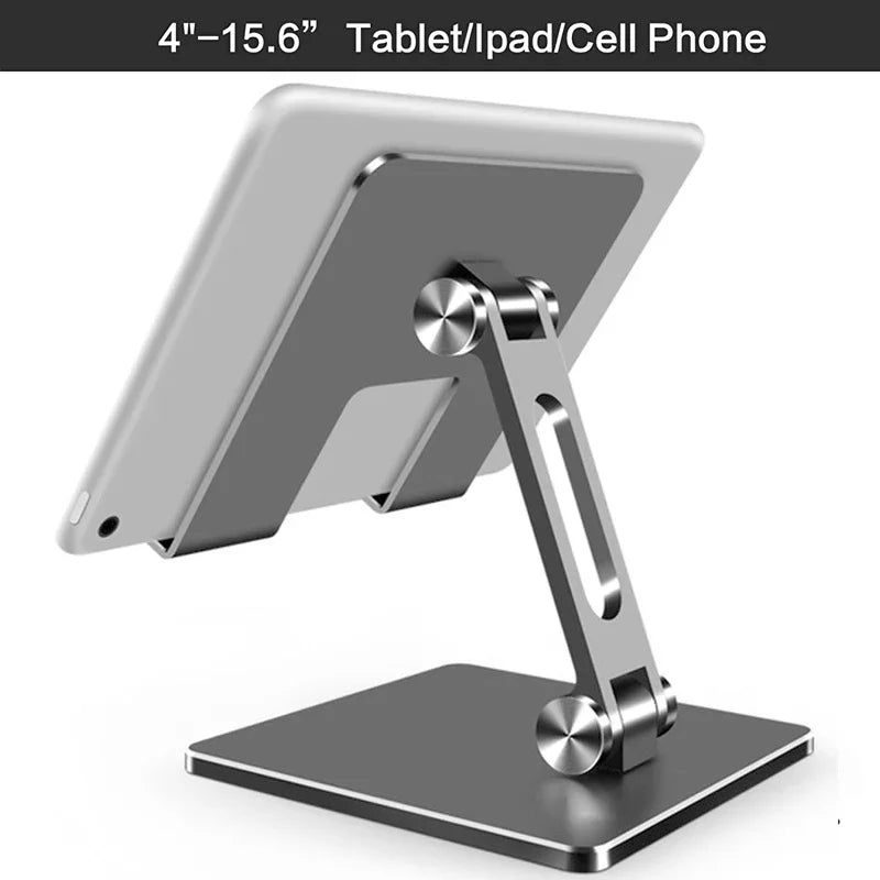 CMAOS Aluminium Alloy Phone Holder Stand Mobile Smartphone Support Tablet Desk Portable Metal Cell Phone Holder for iPhone iPad