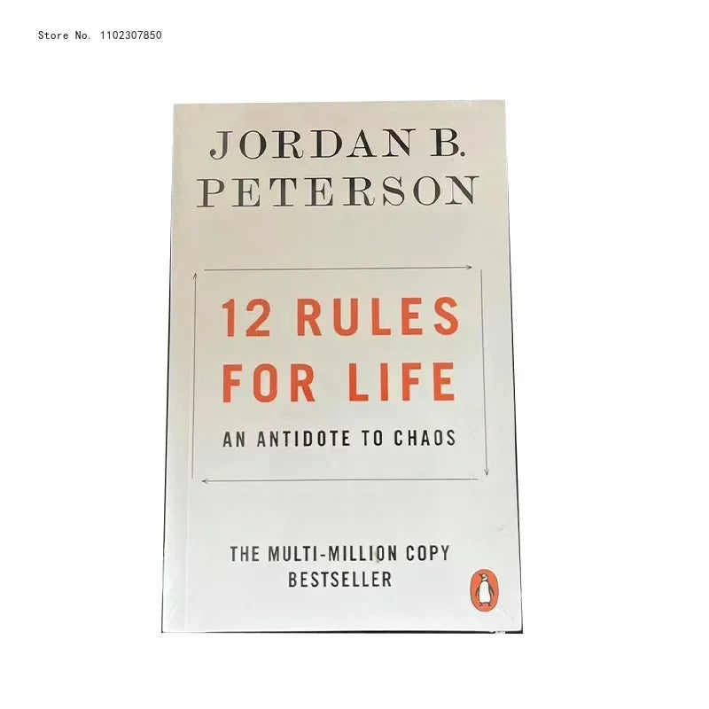 12 Rules for Life:An Antidote To Chaos By Jordan B. Peterson English Reading Books - KIMLUD