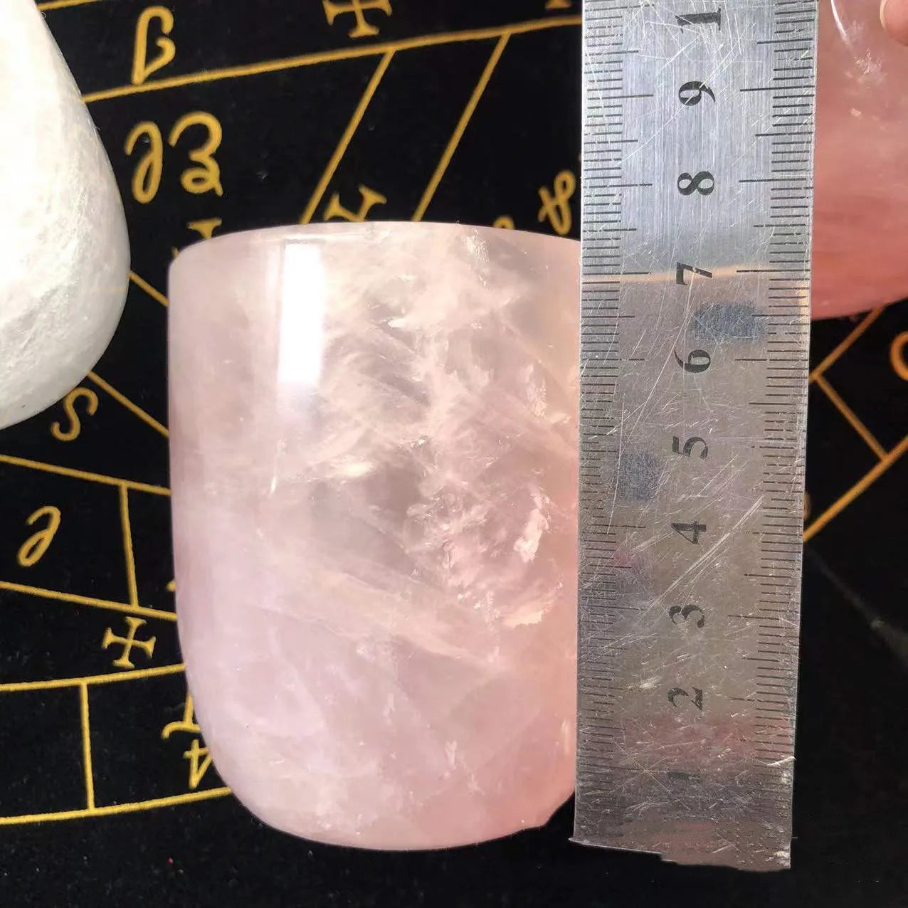 Natural Crystal Amethyst Rose Quartz White Crystal Cup High Quality Healing Crystal For Gift Collection Craft Home Decor - KIMLUD