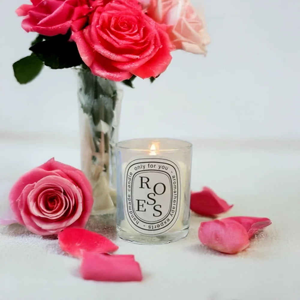 Romantic Transparent Scented Fragrance Candle Light Gift Scented Aromatic Candles Guest Gift Candles Wedding Candles Candle Jar - KIMLUD