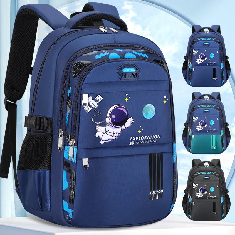 Kids Backpack Children School Bags for Boys Astronaut School Backpack Waterproof Primary Book Bag Mochila Infantil