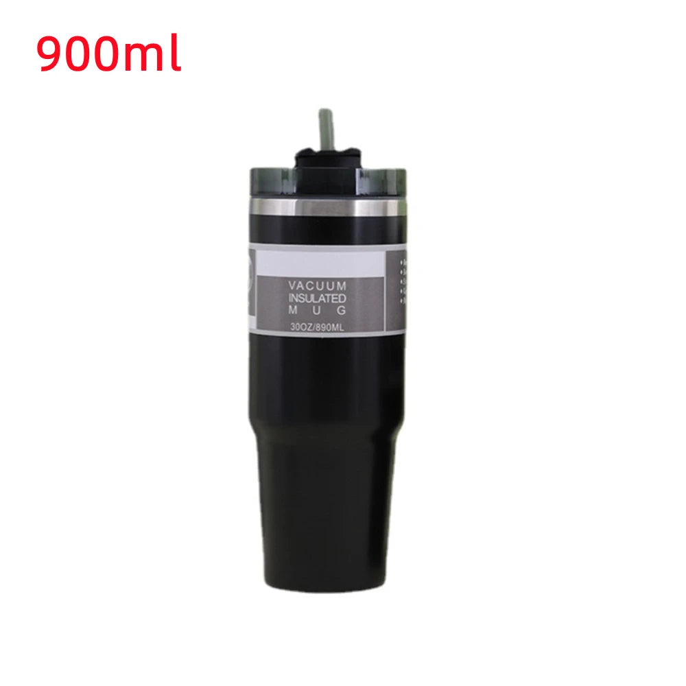 600/900ml Tumblers Double Wall Water Thermal termos Coffee Mug  Flasks Stainless Steel Thermoses 30oz 20oz Cup Bottle