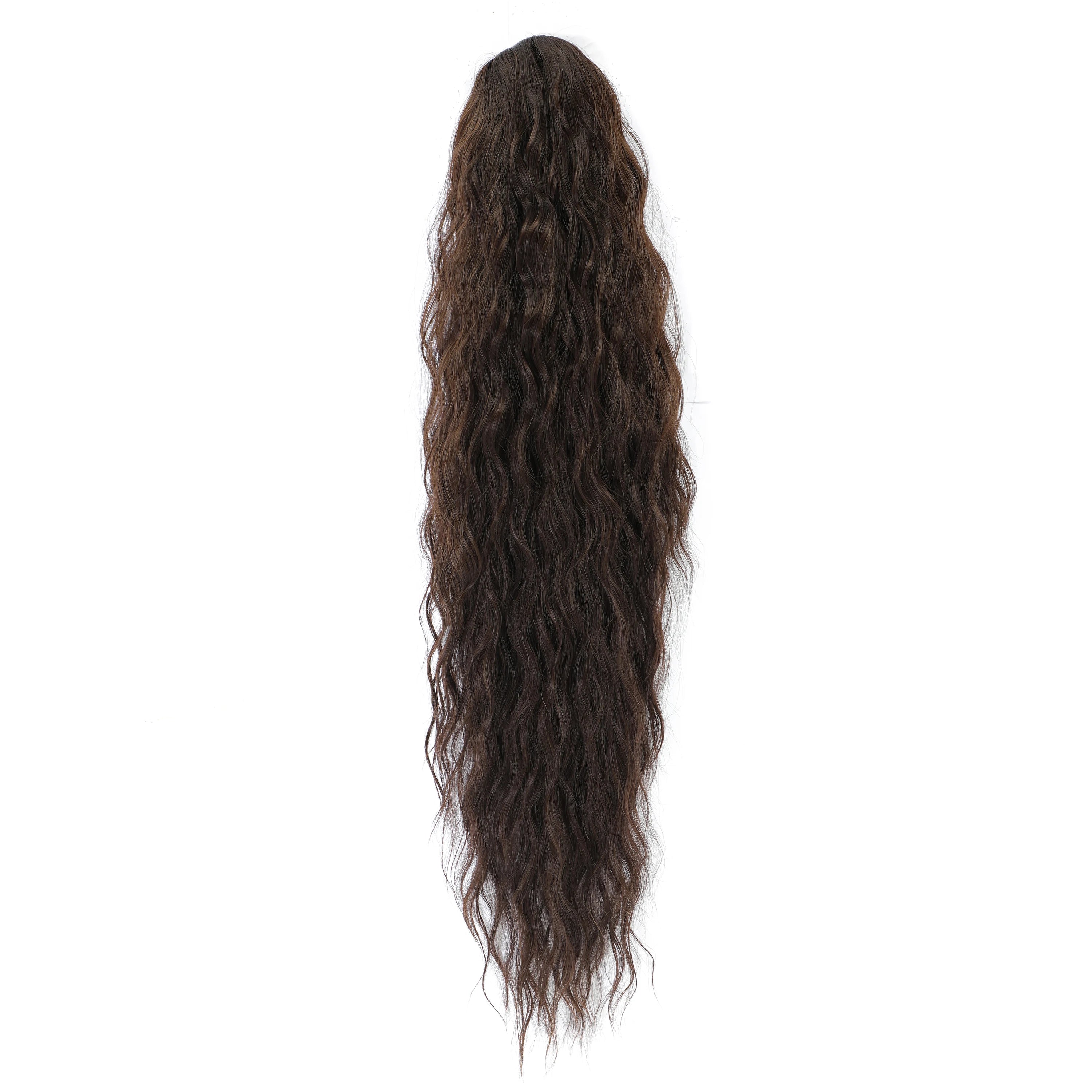 Gladys Water Wave Ponytail Free Shipping Heat Resistant Synthetic Fiber Curly Drawstring Ponytai Hair Extension for Black Women