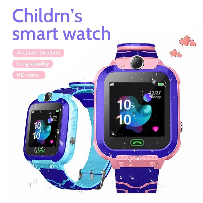 KIMLUD, 4G SIM Card Anti-lost Kids Smartwatch Boys and Girls Smart Watch Waterproof Positioning GPS Tracker Clock Phone Call for Kids, KIMLUD Womens Clothes