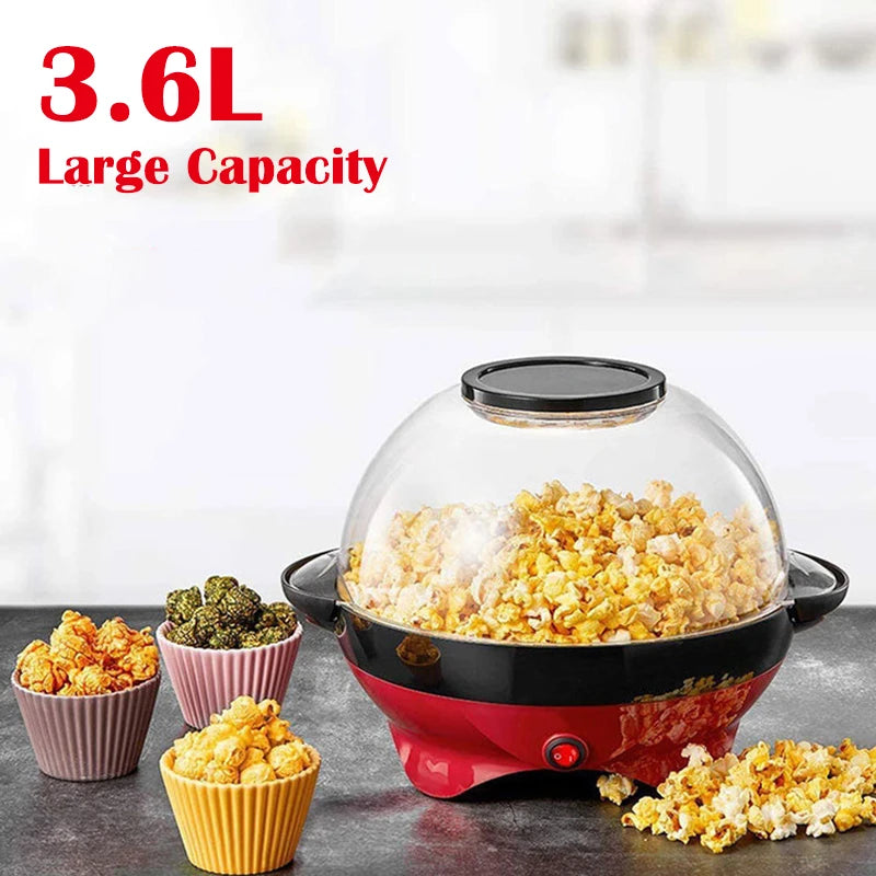 KIMLUD, Household 850W electric popcorn machine automatic hot Pipoqueir machine Home-made Diy Popcorn Movie Snack Sonifer Popper, KIMLUD Womens Clothes