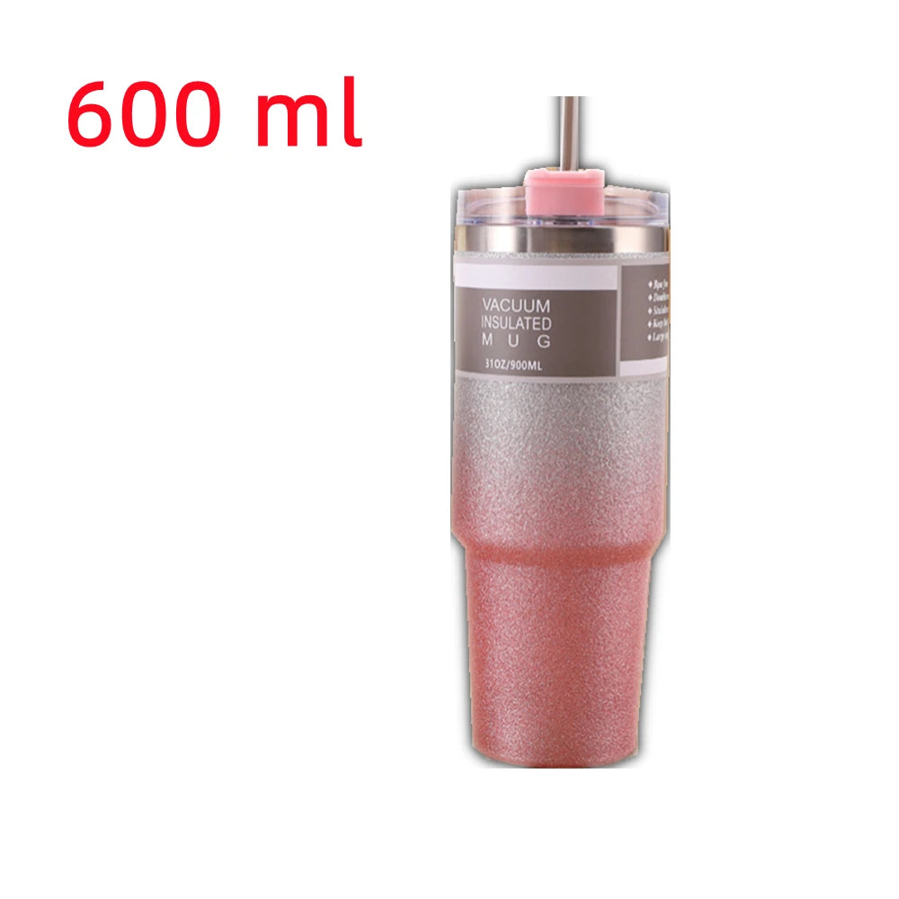 600/900ml Tumblers Double Wall Water Thermal termos Coffee Mug  Flasks Stainless Steel Thermoses 30oz 20oz Cup Bottle