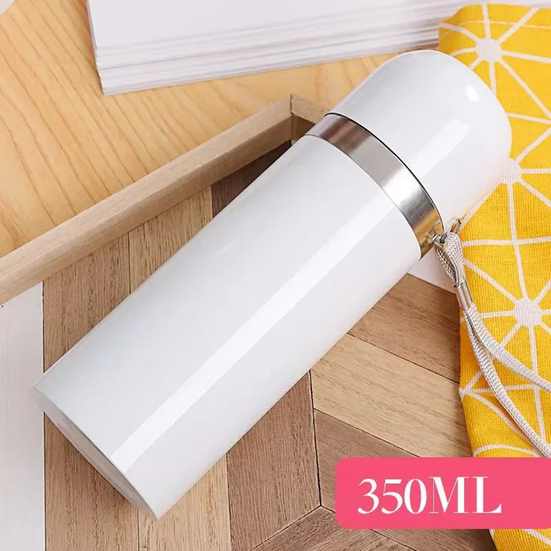 KIMLUD, Sublimation Stainless Steel Vacuum Insulated Thermos Straight Cup Blank with Lid Water Bottles Tumbler Coffee Cups Mugs Portable, KIMLUD Womens Clothes