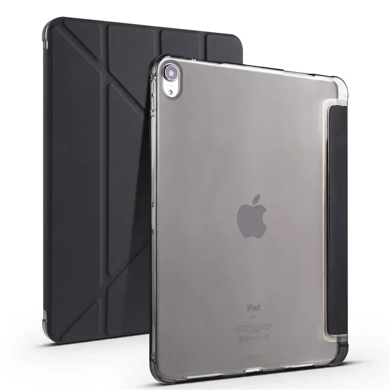 For iPad Case 10th Generation PU Leather TPU Back Fold Stand Cover For iPad 10 10th Generation 10.9 inch Case with Pen Holder - KIMLUD