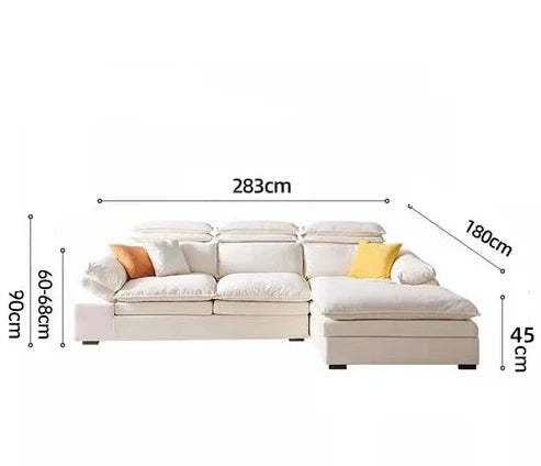 KIMLUD, Relaxing White Sofa Nordic Lazy Elegant Soft Minimalist Puff Sofa Bedrooms Reclining Divani Da Soggiorno Living Room Furniture, style3, KIMLUD APPAREL - Womens Clothes