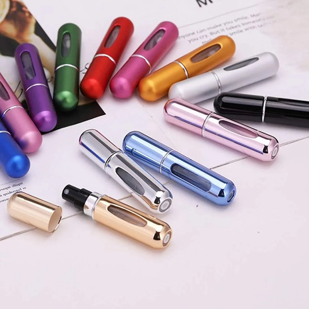 KIMLUD, Refillable Mini Perfume Bottle Portable Cosmetic Bottle Spray Bottle Atomizer Spray Container Travel Refillable Bottles 8ml /5ml, KIMLUD Womens Clothes