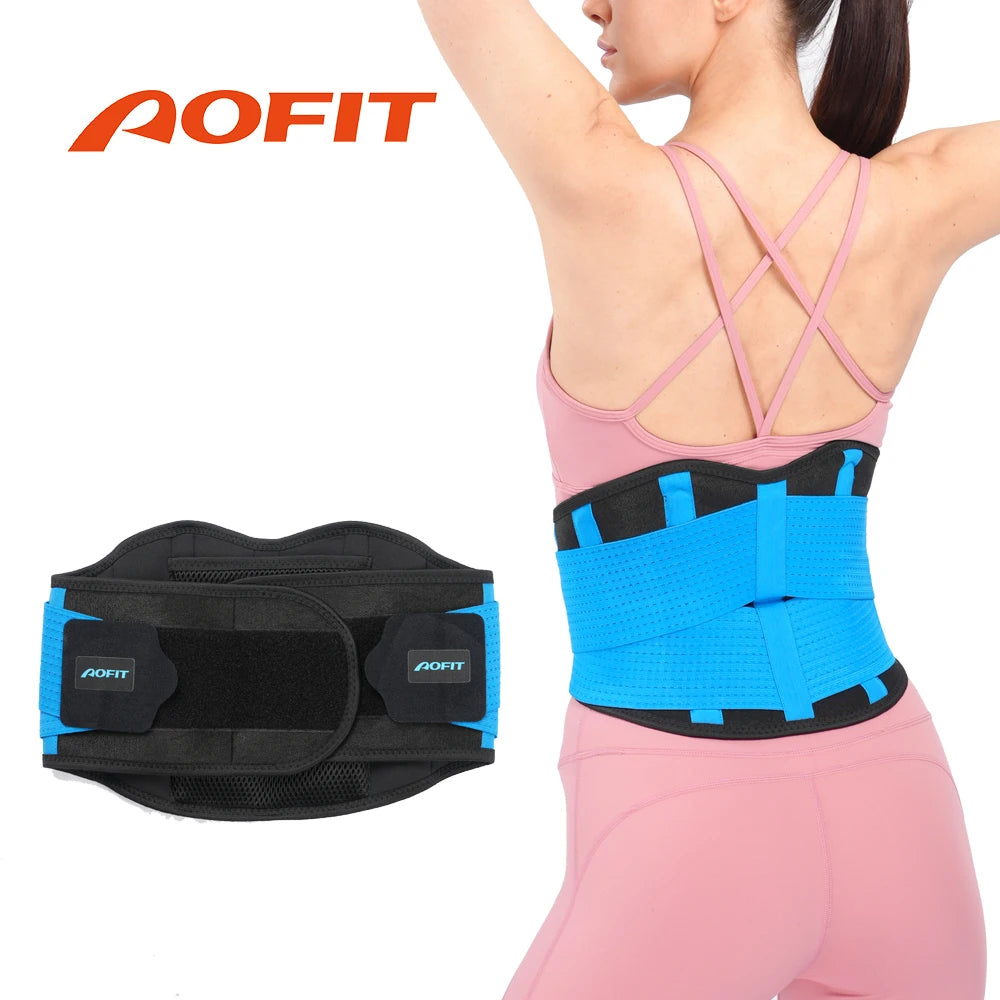 KIMLUD, AOFIT Sport Back Support Belt Orthopedic Corset for Men Women Lumbar Brace Protector Spine Decompression Waist Trainer, KIMLUD Womens Clothes