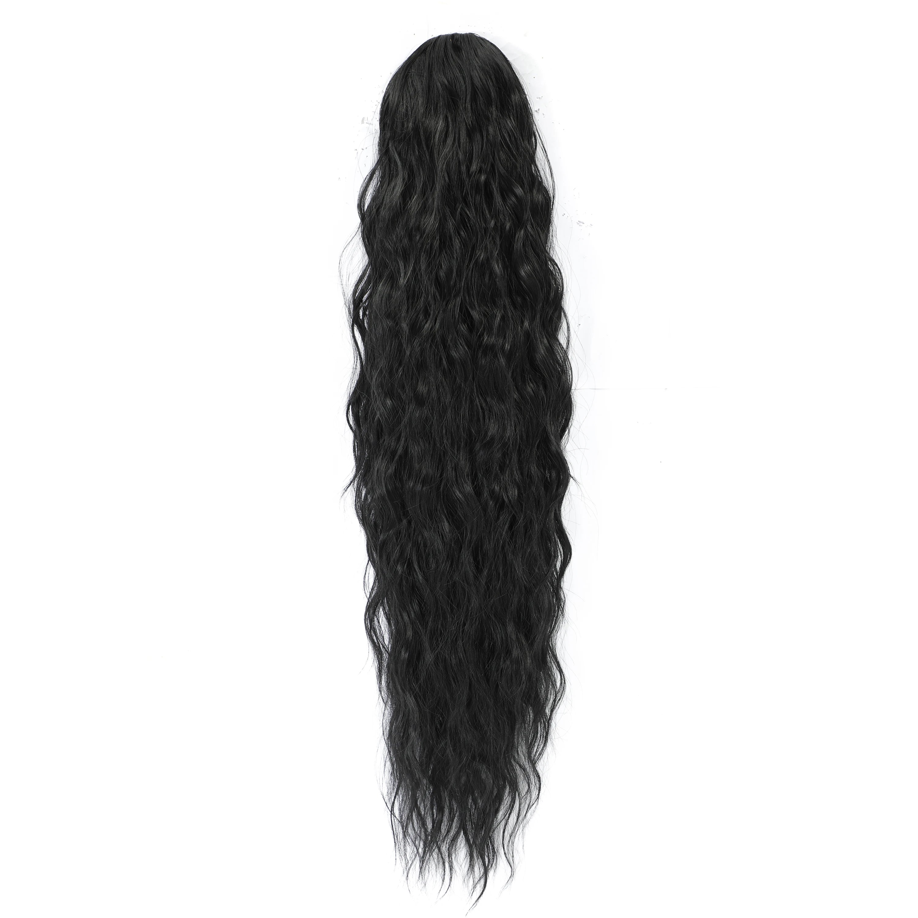 Gladys Water Wave Ponytail Free Shipping Heat Resistant Synthetic Fiber Curly Drawstring Ponytai Hair Extension for Black Women