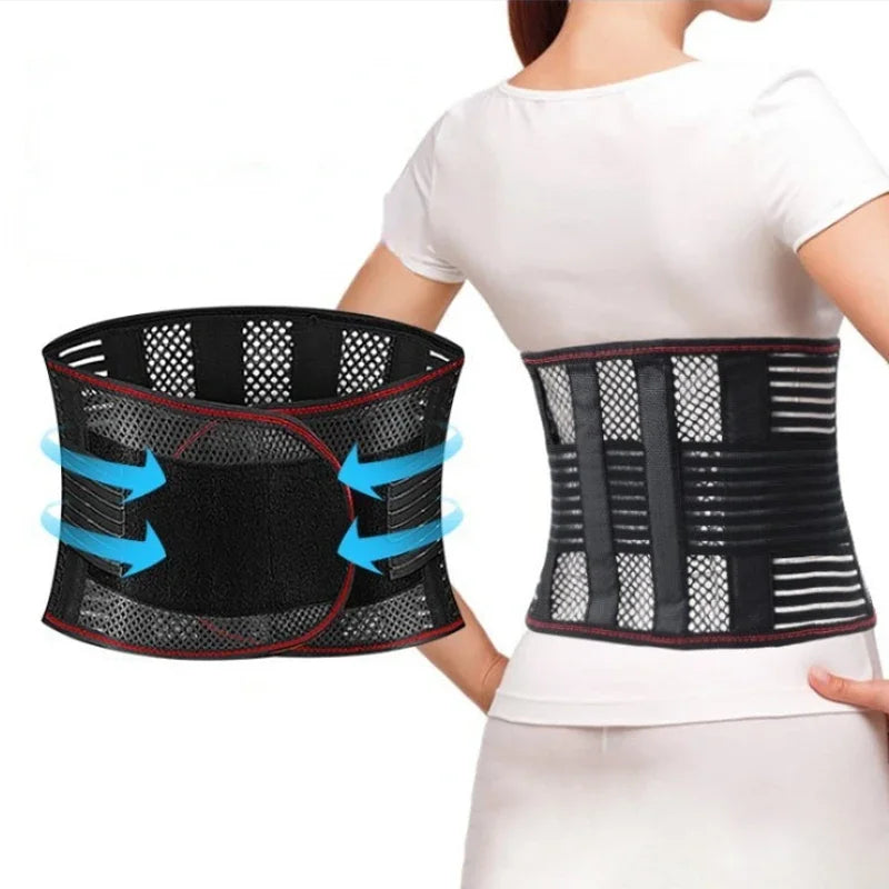 KIMLUD, Medical Back Brace Waist Trainer Belt Spine Support Men Women Breathable Lumbar Corset Orthopedic Faja Lumbar Hombre Gym Belts, KIMLUD Womens Clothes