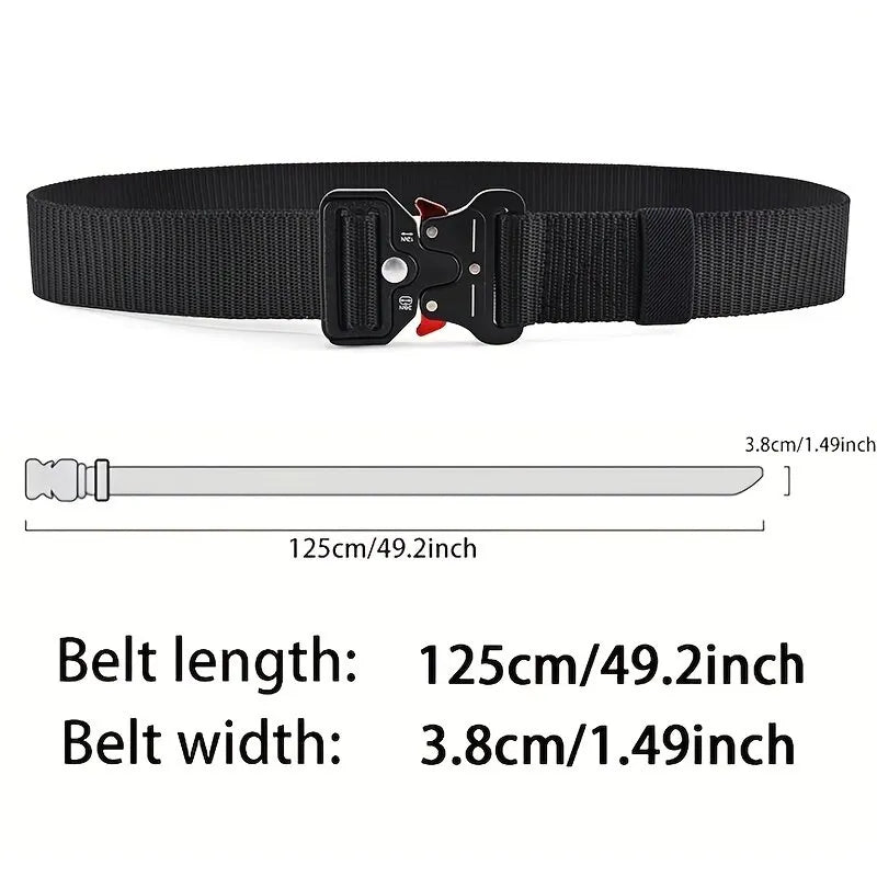 Men's Belt Outdoor Multi Function Belt High Quality Canvas For Nylon Male Luxury Belts Women's Sports Jeans Belt Neutral Belts