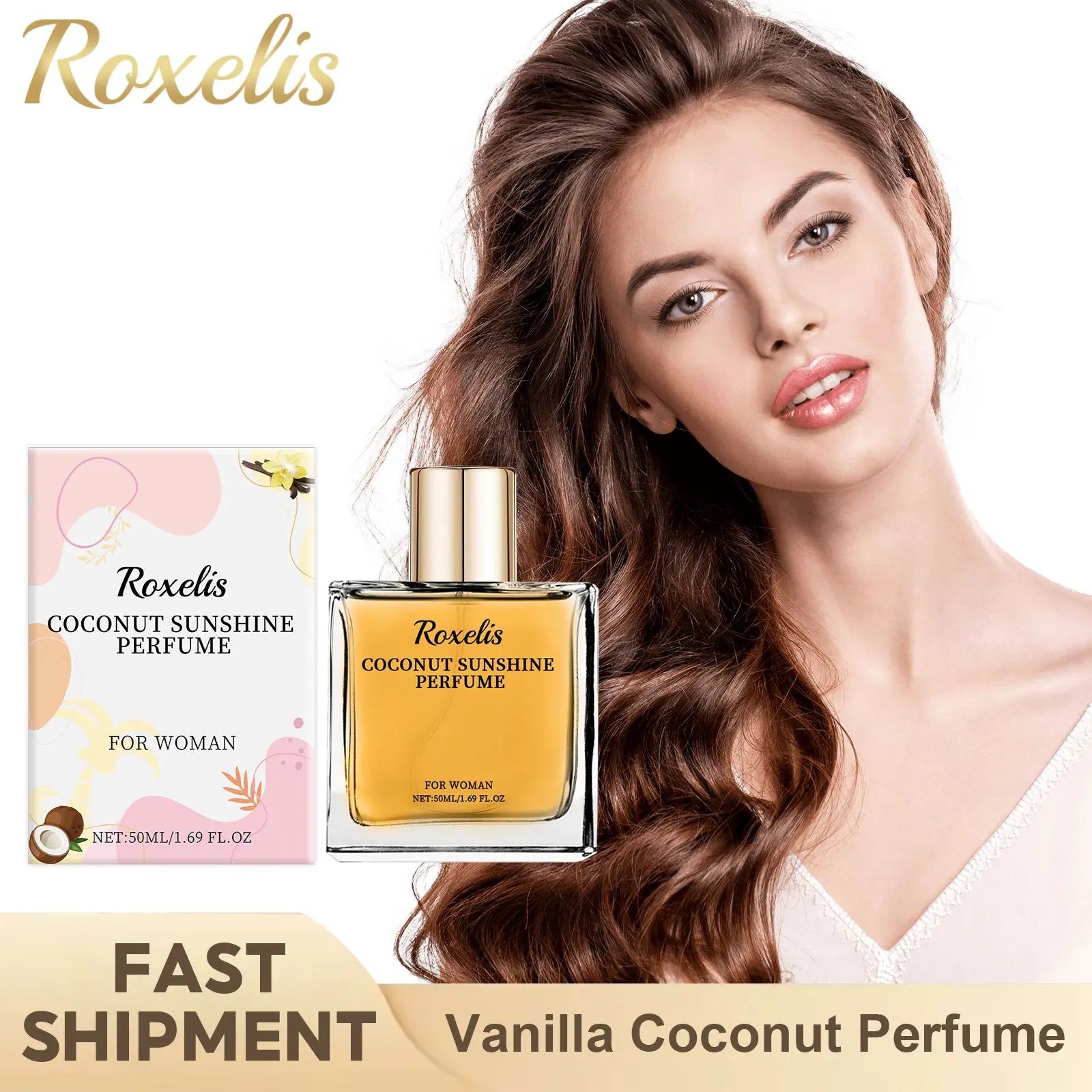 KIMLUD, Vanilla Perfume Spray Coconut Fragrance Lasting Aroma Exudes Elegant Charm Scent Fresh Natural Body Hair Mist Feminine Perfume, KIMLUD Womens Clothes