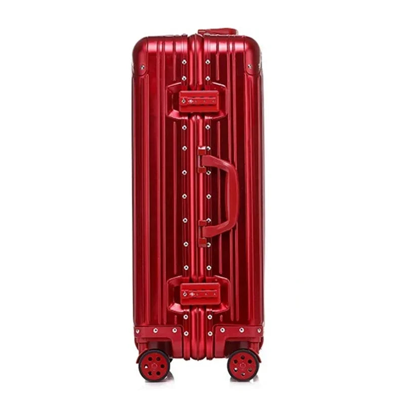 New Fashion Case 20“24''26''29 Inch Aluminum Suitcase Alloy Trolley Case Universal Luggage Men Women's Travel Offers With Wheels