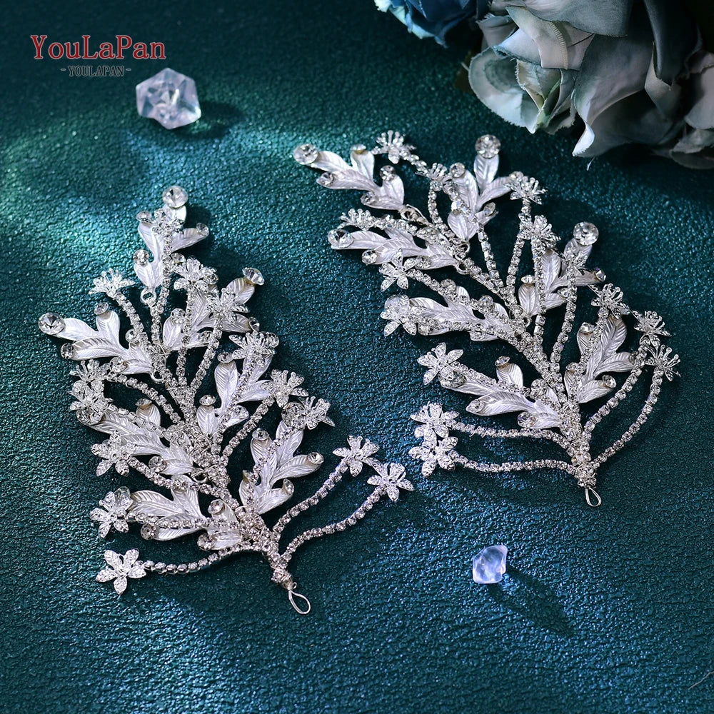 YouLaPan Bling Rhinestone Headband  Wedding Bridesmaid Headwear Women Fashion Hair Accessories Handmade Bride Tiara HP438