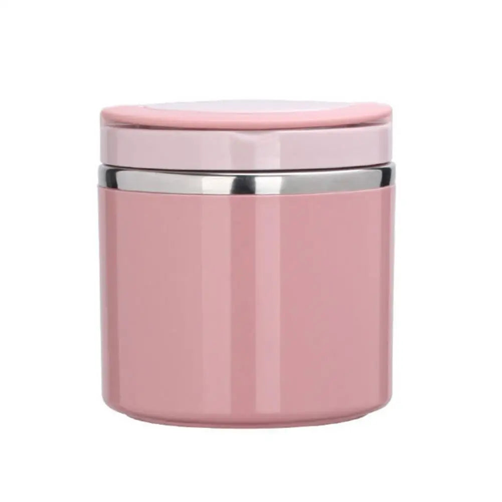 KIMLUD, Soup Thermos Food Jar Insulated Lunch Container Bento Box for Cold Hot Food Food Flask Stainless Steel Lunch Box With Handle, Pink / 630ml, KIMLUD APPAREL - Womens Clothes