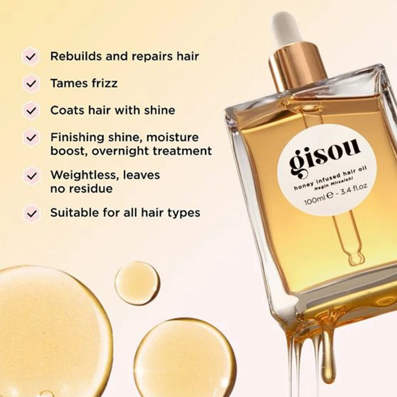 KIMLUD, Honey Infused Hair Oil Finishing Shine Moisture Boosts Tame Frizz Overnight Treatment Essential Oil Hair Conditioner 20ml, KIMLUD Womens Clothes