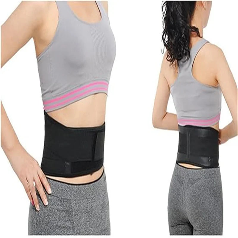 KIMLUD, Adjustable Waist Tourmaline Self heating Magnetic Therapy Back Waist Support Belt Lumbar Brace Massage Band Health Care, KIMLUD Womens Clothes