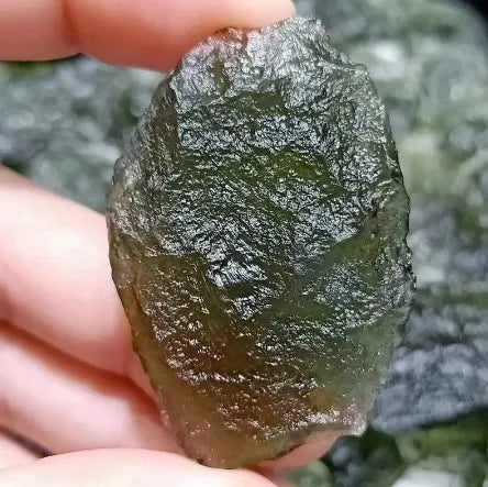 Moldavite Natural Czech Meteorite Impact Glass Rough Stone Crystal Energy Stone