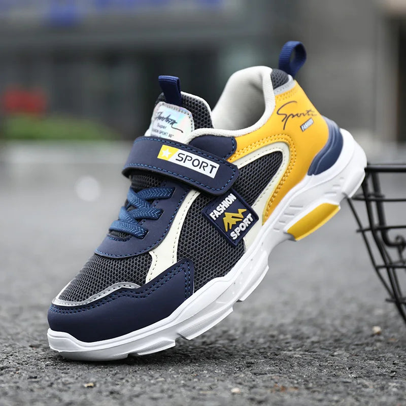 Children's shoes boy sneakers in the spring and autumn with breathable non-slip surface pupil cuhk boy boy fashion shoes - KIMLUD