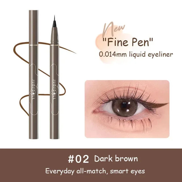 JUDYDOLL Super Fine Eyeliner Fine Brushwork Stain Free Waterproof Anti Shake Long lasting Fast Drying Slim And Enlarged Eyes