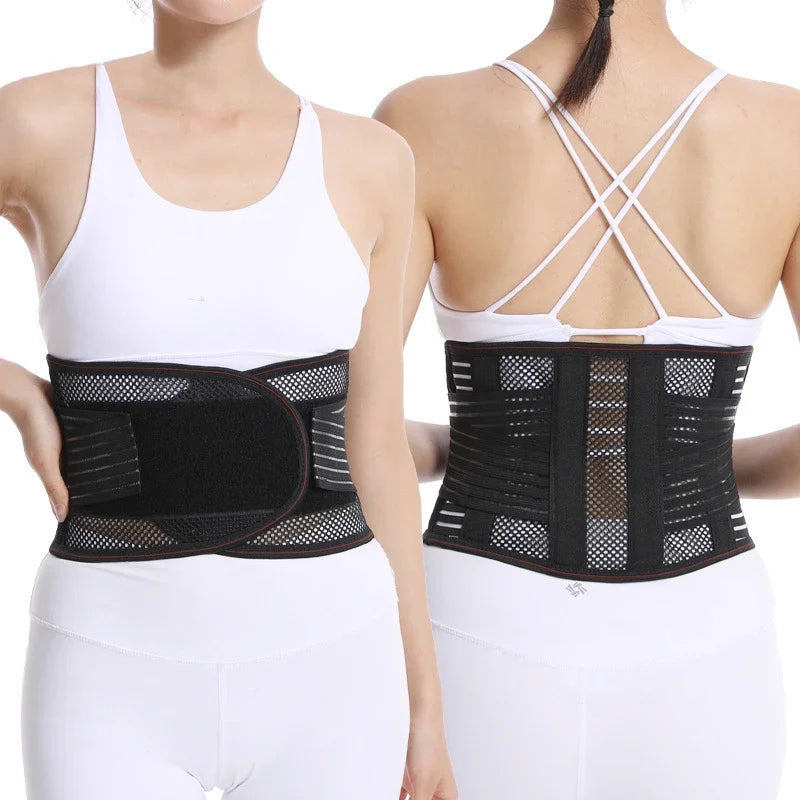 KIMLUD, Medical Back Brace Waist Trainer Belt Spine Support Men Women Breathable Lumbar Corset Orthopedic Faja Lumbar Hombre Gym Belts, KIMLUD Womens Clothes