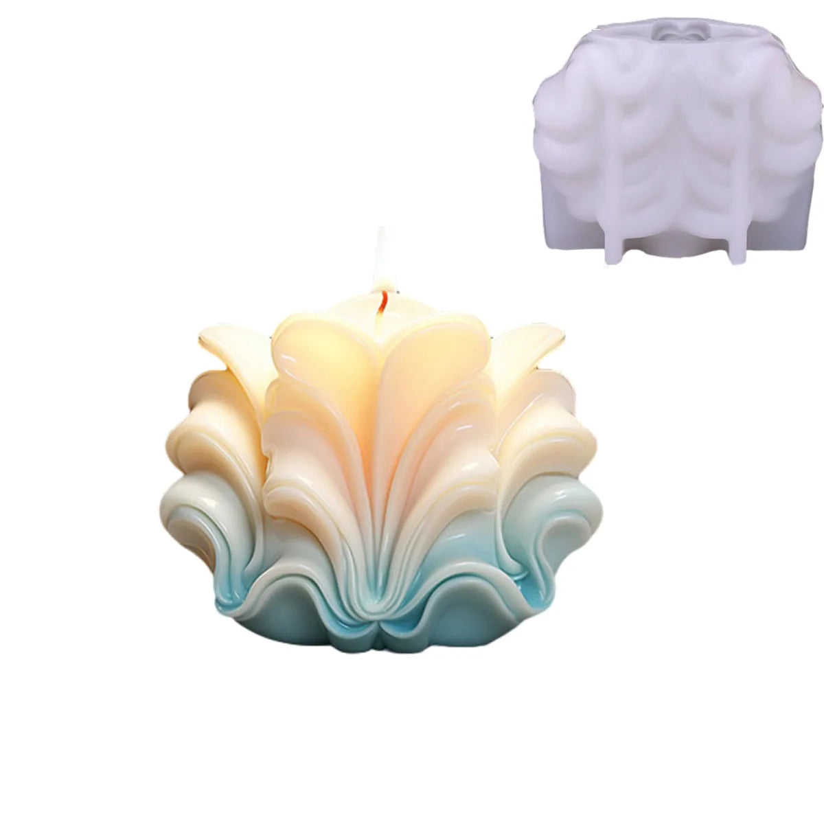 KIMLUD, New Ocean Shell Coral Candle Silicone Mold Handmade Aromatherapy Candle Decoration Coral Flower Shell Cake Soap Epoxy Resin Mold, KIMLUD Womens Clothes