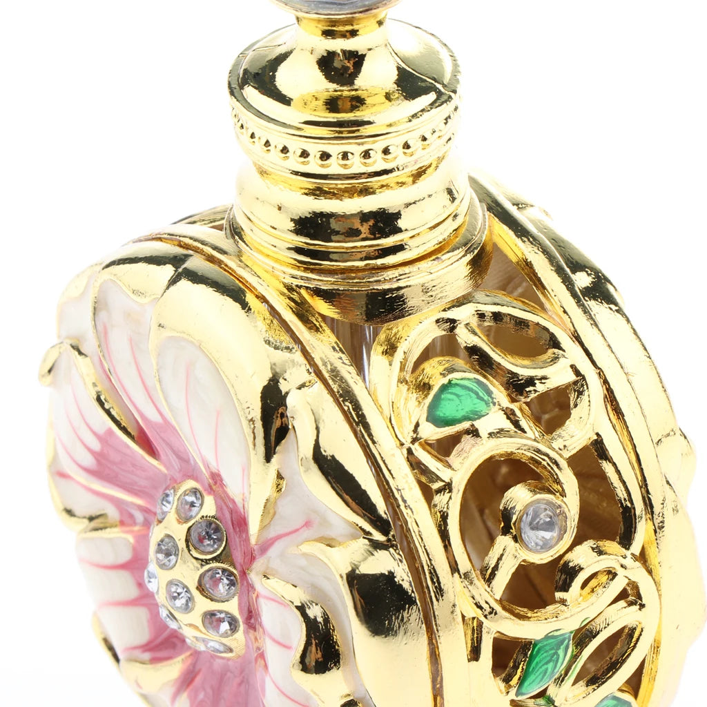 Unique Retro Arabic Perfume Bottles Vintage Elegant Elegant Drop Container 12ML