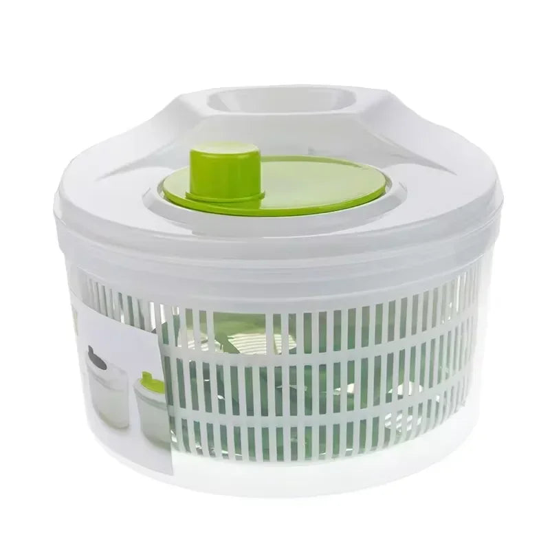 1pc Vegetable Washer Salad Spinner Dryer Drainer Crisp Filter for Washing Dry Leafy Greens Kitchen Tools Salad Spinner