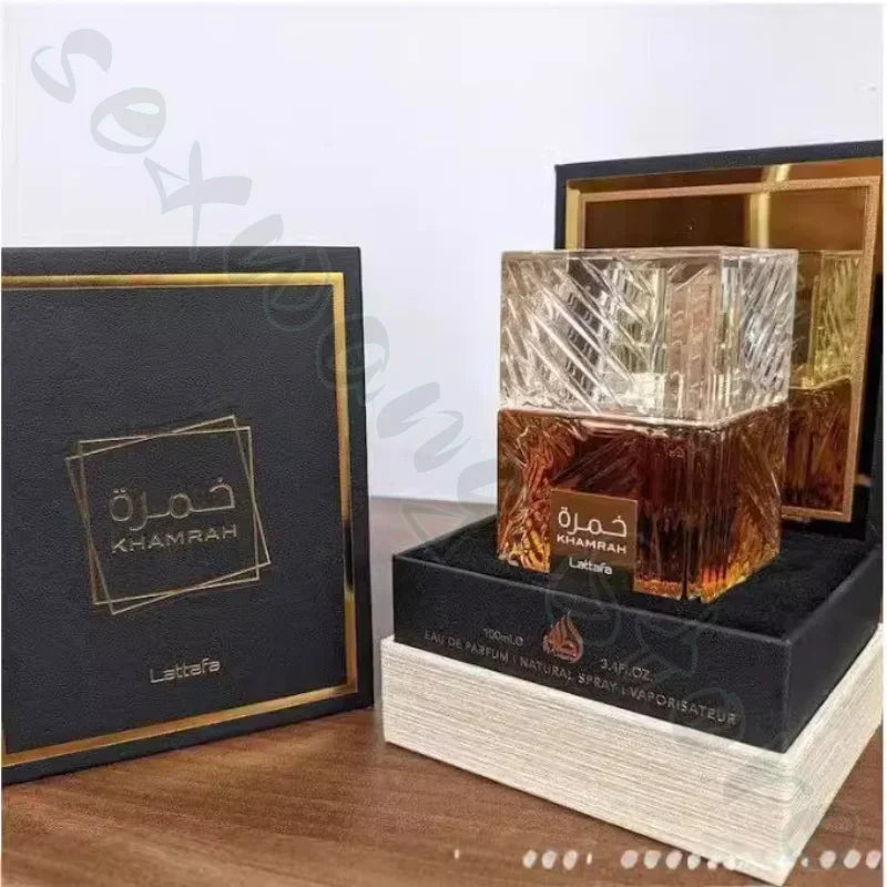 Lattafa Perfumes Khamrah Middle Eastern Arabic Neutral High-end Fragrance Perfume Long-lasting Fragrance Men's Perfume 100ml