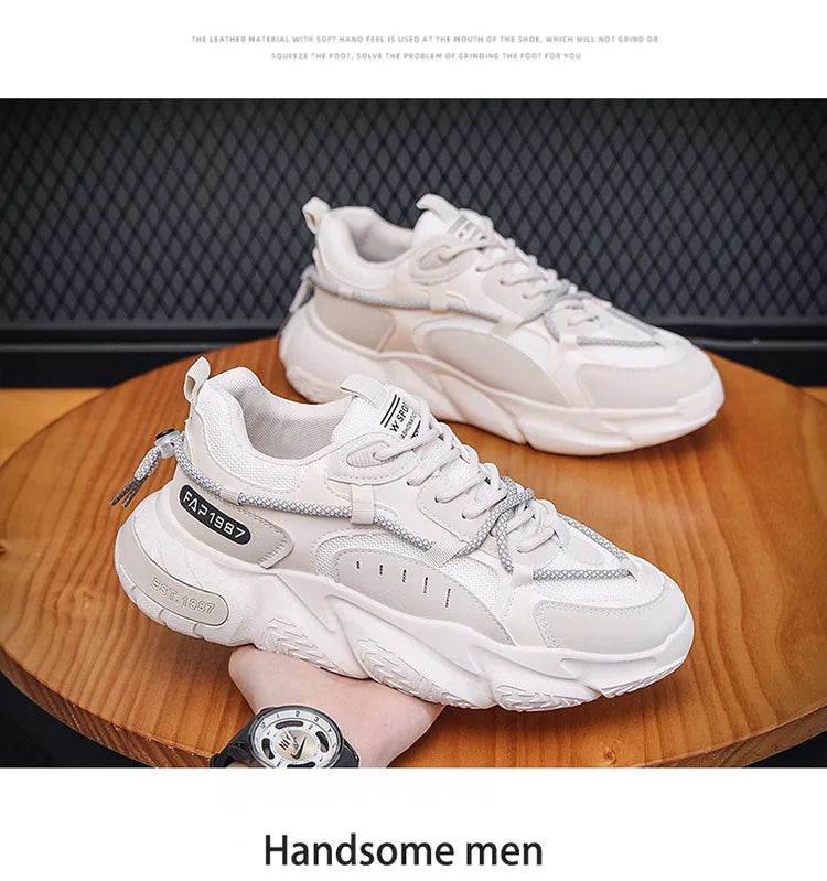 KIMLUD, 2023Men's Tennis Shoes New Casual Sports Shoes Spring and Autumn Men Breathable Wear-resistant Running Shoes кроссовки мужские, KIMLUD Womens Clothes