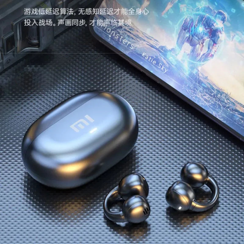 Original Xiaomi M55 Wireless Earbuds Bluetooth Headset Charging Earphones Ear-hook Headphone Sport Game With Mic Pods