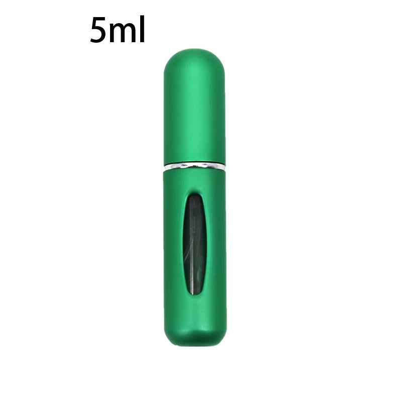 KIMLUD, Refillable Mini Perfume Bottle Portable Cosmetic Bottle Spray Bottle Atomizer Spray Container Travel Refillable Bottles 8ml /5ml, 5ml Matte Green, KIMLUD APPAREL - Womens Clothes