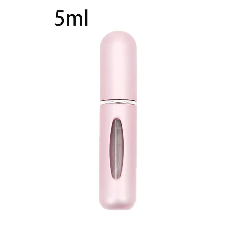 KIMLUD, Refillable Mini Perfume Bottle Portable Cosmetic Bottle Spray Bottle Atomizer Spray Container Travel Refillable Bottles 8ml /5ml, 5ml Matte Pink, KIMLUD APPAREL - Womens Clothes