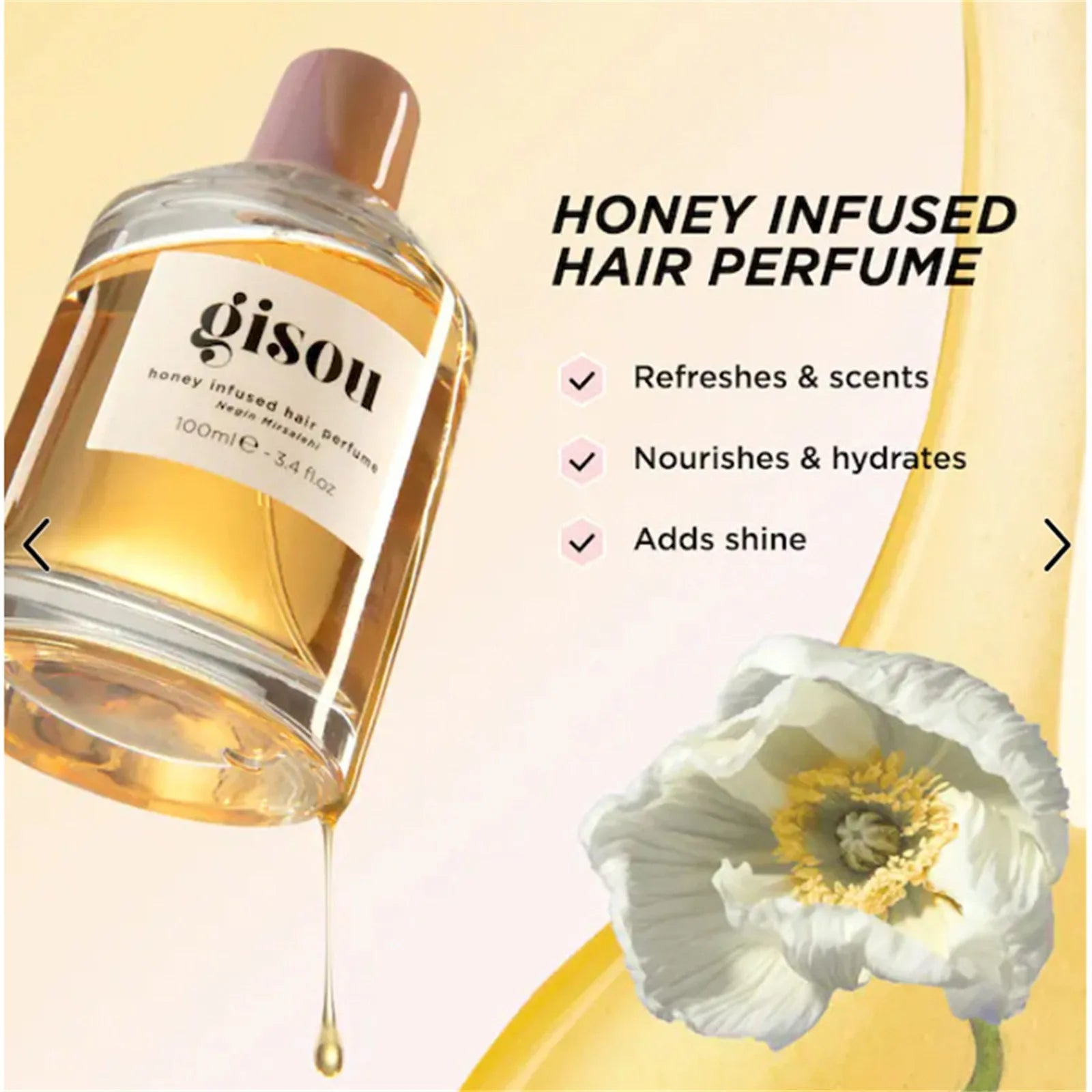 KIMLUD, Honey Infused Hair Perfume Pocket Size, A Travel-Friendly With Sweet Notes Of Honey Blended Into Spring Floral (1.7 Fl Oz/50ml), KIMLUD Womens Clothes