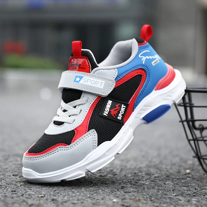 Children's shoes boy sneakers in the spring and autumn with breathable non-slip surface pupil cuhk boy boy fashion shoes - KIMLUD