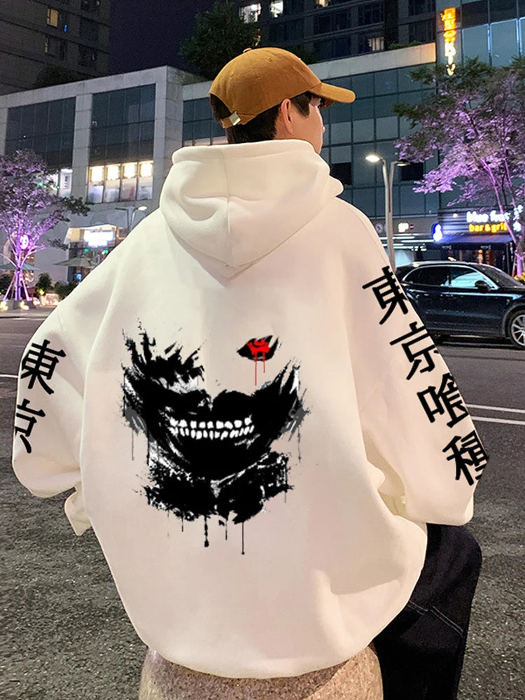 KIMLUD, Anime Hoodie Mens Fashion Warm Sweatshirt Graphical Printed Hip Hop Hoodies Casual Streetwear Spring Autumn New Hoody, KIMLUD Womens Clothes