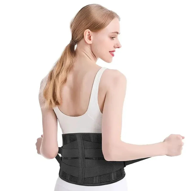 KIMLUD, Back Brace Adjustable Waist Belt Support Brace for Lumbar Trainer Sweat Belt for Sports New Assistance Waist Cushion, KIMLUD Womens Clothes