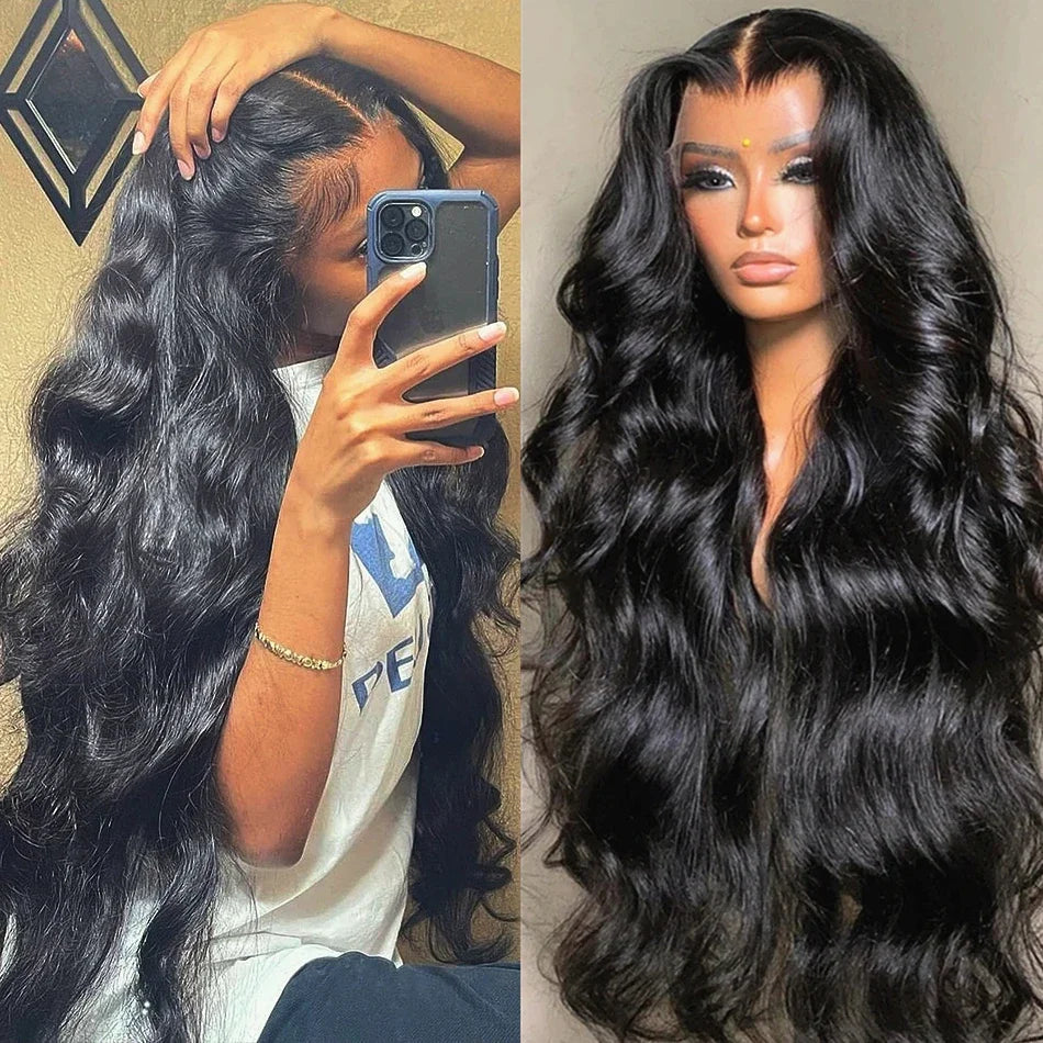 30 40 Inch 13x4 13x6 HD Body Wave Lace Front Wig Pre Plucked Loose Wave Lace Frontal Wig 100% Human Hair Wigs For Black Women - KIMLUD