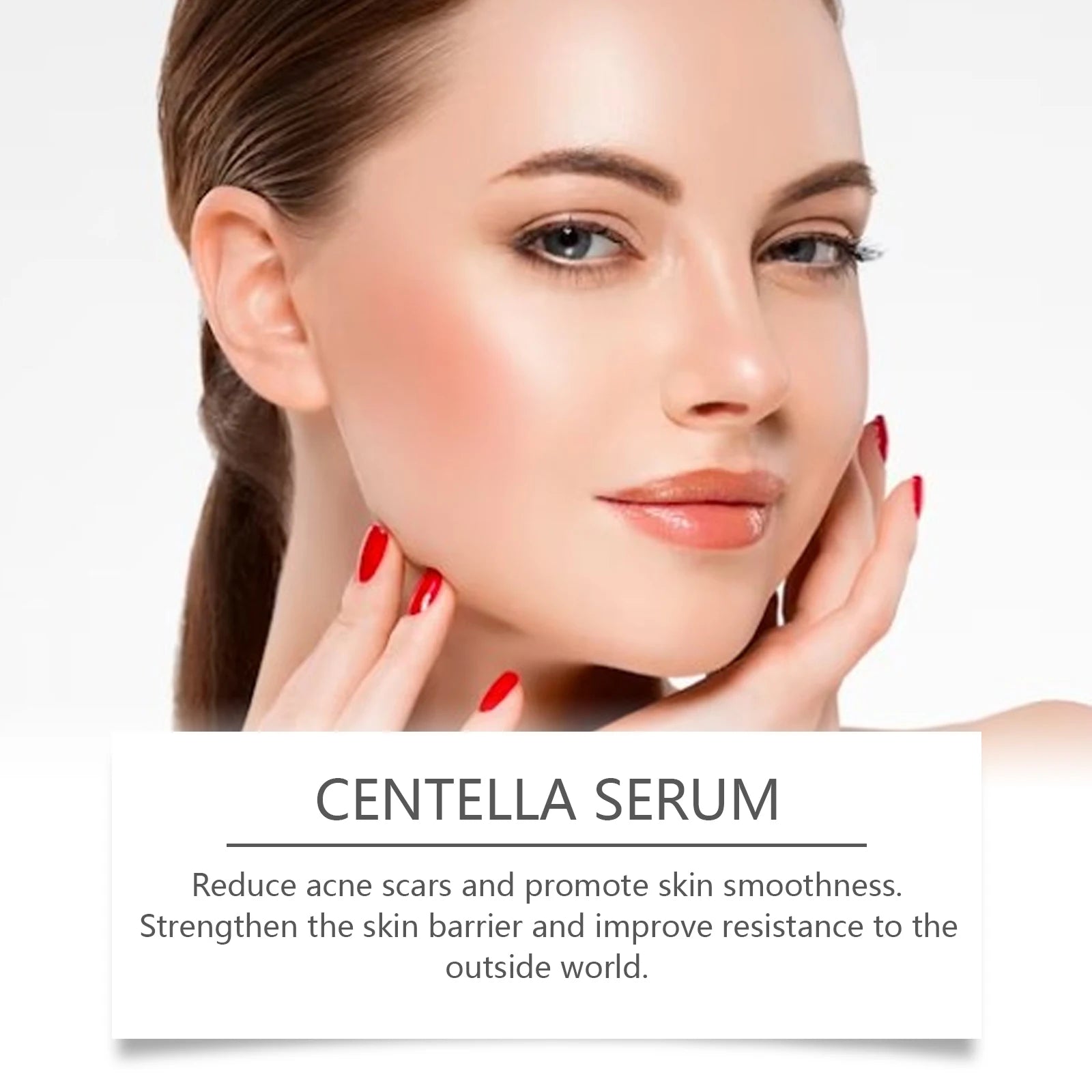 Centella Serum Rejuvenating Brightening Facial Skin Pores Repair Redness Moisturizing Calming Essence Korean Skin Care Products