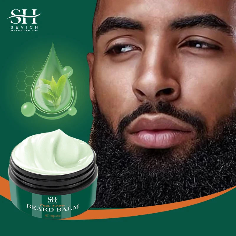 2023 Beard Growth Kit For Men Nourishing Moisturizing Moustache Growth Enhancer Oil Tea Tree Anti Hair Loss Shampoo Beard Care