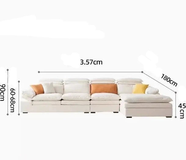 KIMLUD, Relaxing White Sofa Nordic Lazy Elegant Soft Minimalist Puff Sofa Bedrooms Reclining Divani Da Soggiorno Living Room Furniture, style5, KIMLUD APPAREL - Womens Clothes