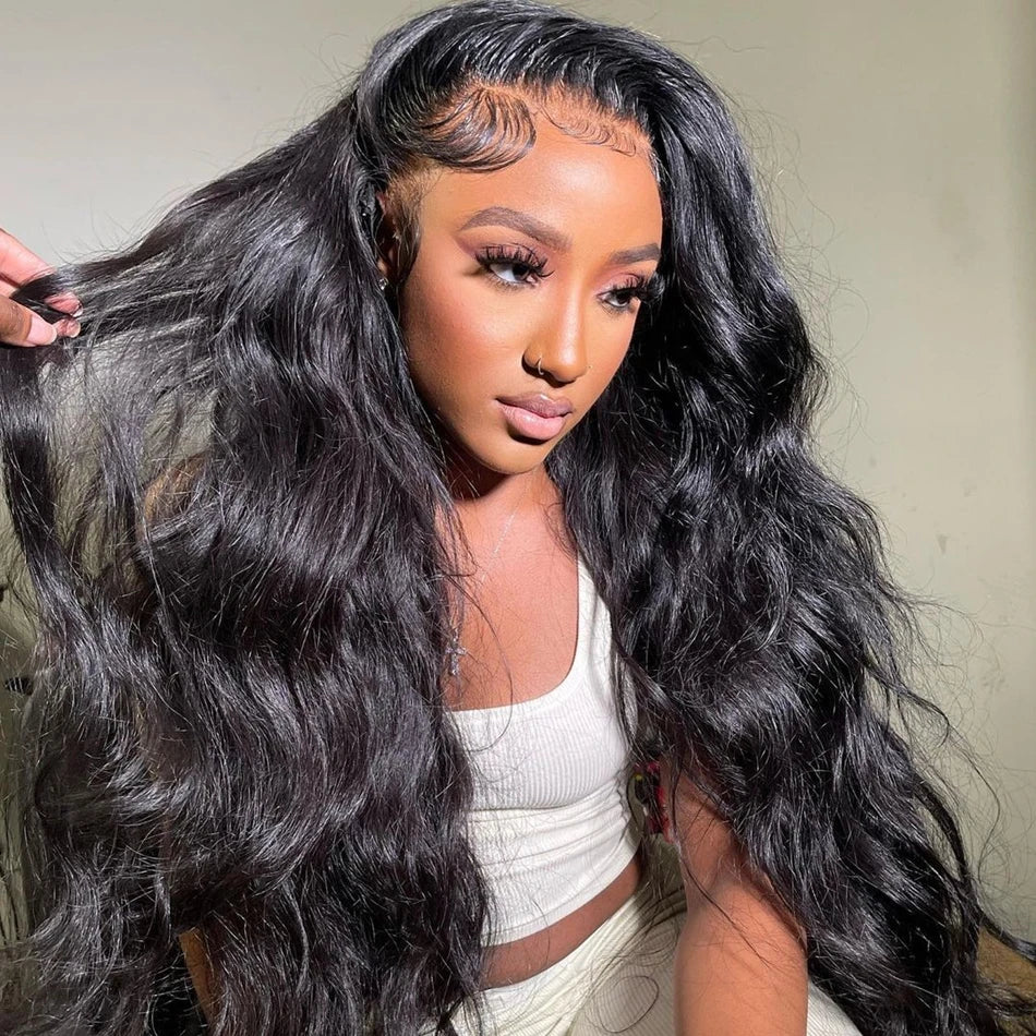 30 40 Inch 13x4 13x6 HD Body Wave Lace Front Wig Pre Plucked Loose Wave Lace Frontal Wig 100% Human Hair Wigs For Black Women