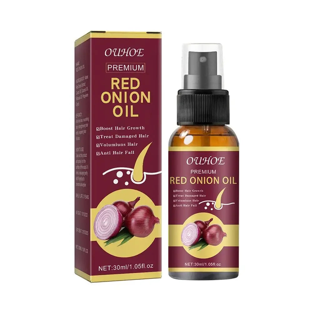 KIMLUD, 1pc Red Onion Essential Oil Spray For Hair Care, Rice Water Moisturizing Hair Spray,Damaged Hair Treatments Hair Care Products, A 30ml / CN, KIMLUD APPAREL - Womens Clothes